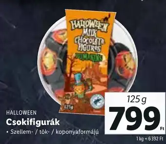 Lidl HALLOWEEN Csokifigurák 125 g ajánlat