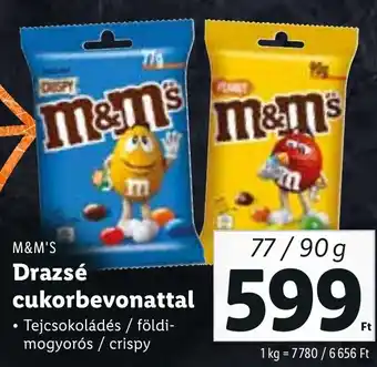 M&M'S Drazsé cukorbevonattal 77 / 90 g