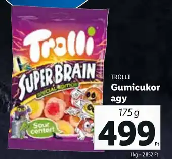 TROLLI Gumicukor agy 175 g