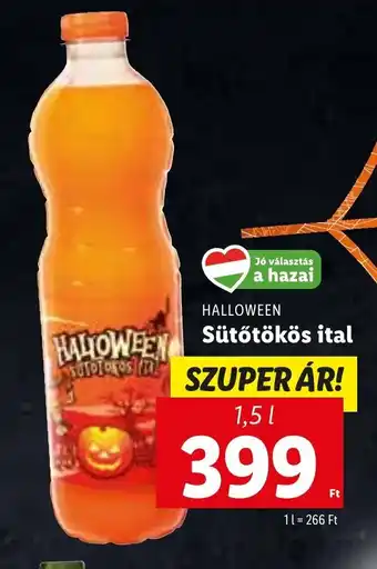 Lidl HALLOWEEN Sütőtökös ital 1,5 l ajánlat