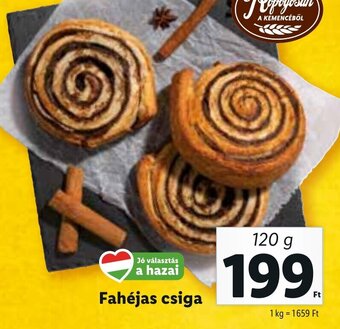 Lidl Fahéjas csiga 120 g ajánlat