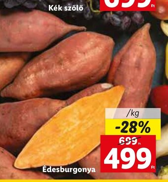 Lidl Édesburgonya 1 kg ajánlat