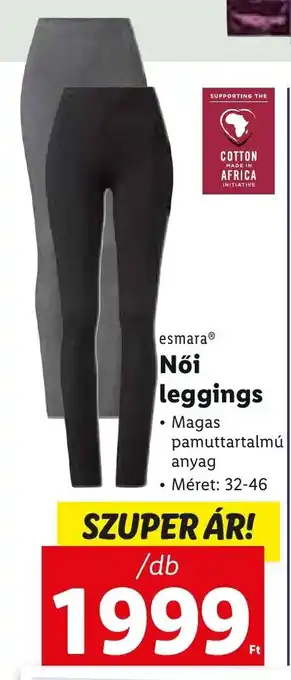 Lidl esmara Női leggings 1 db ajánlat