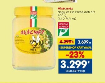Spar Akácméz 900g ajánlat