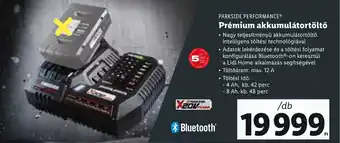 Lidl PARKSIDE PERFORMANCE Prémium akkumulátortöltő ajánlat