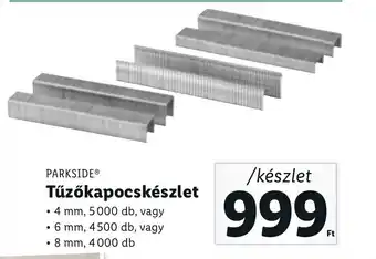 Lidl PARKSIDE Tűzőkapocskészlet ajánlat
