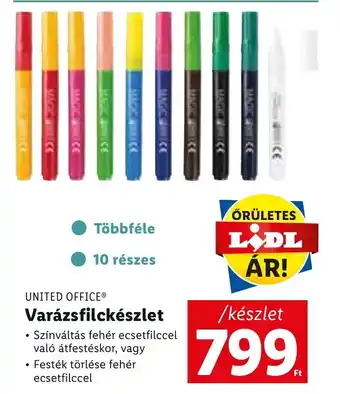 Lidl UNITED OFFICE Varázsfilckészlet ajánlat