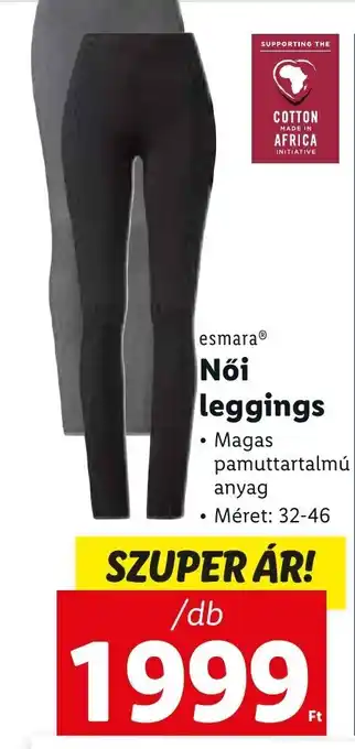 Lidl esmara Női leggings 32-46 ajánlat