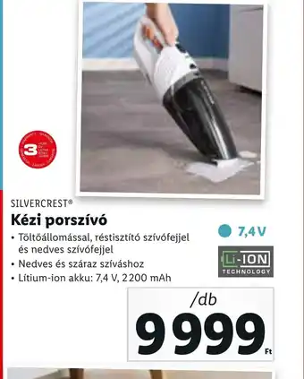 Lidl SILVERCREST Kézi porszívó ajánlat