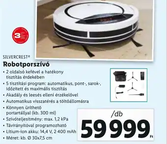 Lidl SILVERCREST Robotporszívó ajánlat