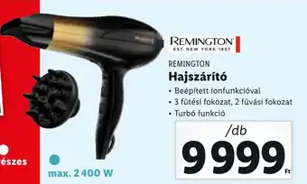 Lidl REMINGTON Hajszárító ajánlat