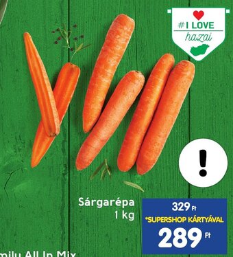 Spar Sárgarépa 1 kg ajánlat