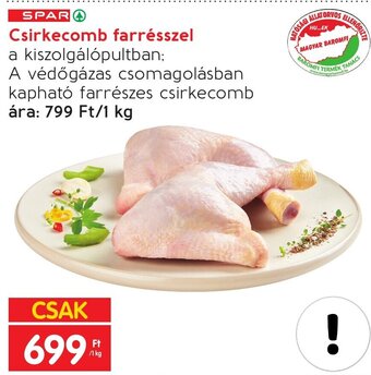 Spar SPAR Csirkecomb farrésszel 1 kg ajánlat