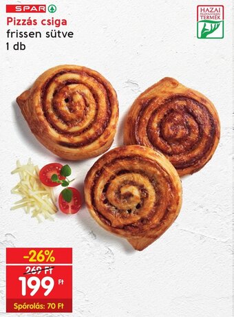 Spar SPAR Pizzás csiga 1 db ajánlat