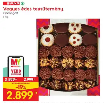 Spar SPAR Vegyes édes teasütemény 1 kg ajánlat