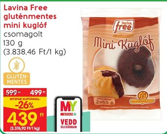 Lavina Free gluténmentes mini kuglóf 130 g