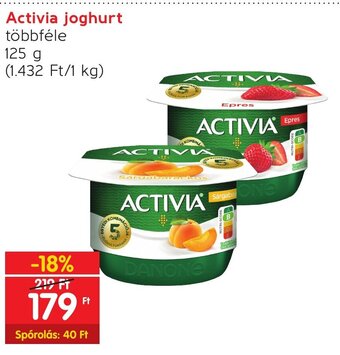 Spar Activia joghurt 125 g ajánlat