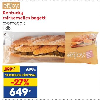 Spar Kentucky csirkemelles bagett 1 db ajánlat