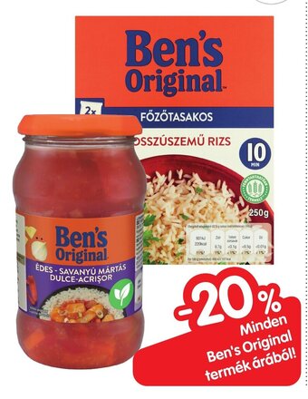 Spar Minden Ben's Original termék árából! ajánlat