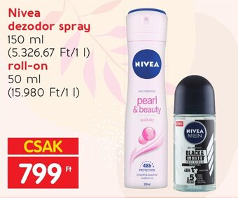 Spar Nivea dezodor spray stb. 150 / 50 ml ajánlat