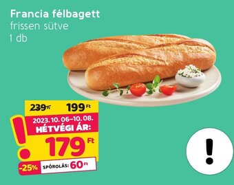 Francia félbagett 1 db