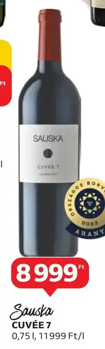 Auchan SAUSKA CUVÉE 7 0,75 l ajánlat