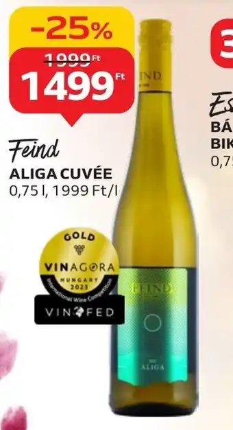 Auchan Feind ALIGA CUVÉE 0,75 l ajánlat