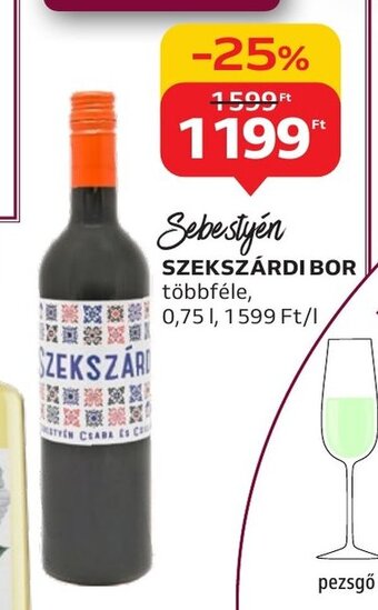 Auchan Sebestyén SZEKSZÁRDI BOR 0,75 l ajánlat
