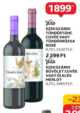 Vida SZEKSZÁRDI TÜNDÉRTÁNC CUVÉE stb. 0,75 l