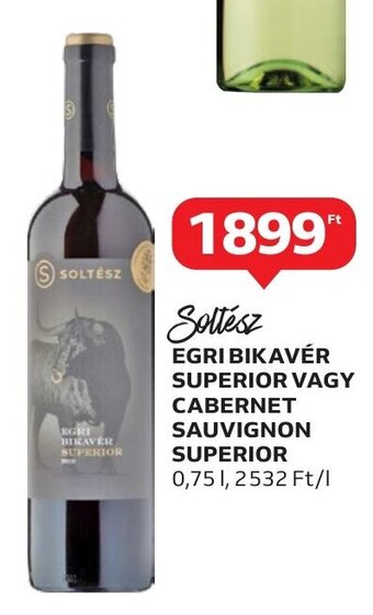 Soltész EGRI BIKAVÉR SUPERIOR stb. 0,75 l