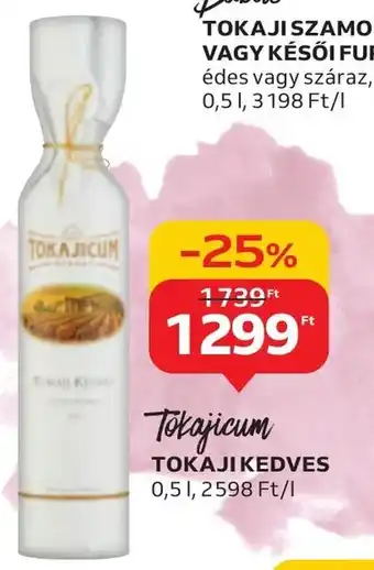 Auchan Tokajicum TOKAJI KEDVES 0,5 l ajánlat