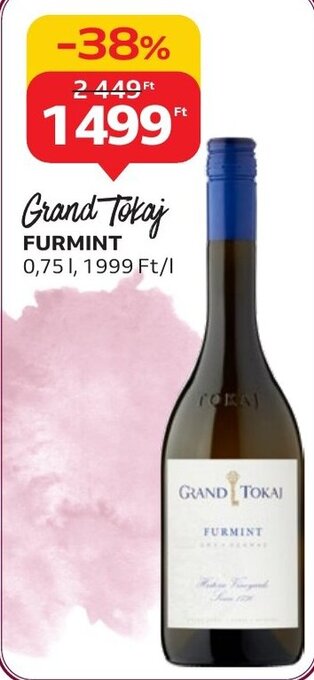 Auchan Grand Tokaj FURMINT 0,75 l ajánlat