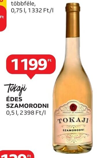 Auchan Tokaji ÉDES SZAMORODNI 0,5 l ajánlat