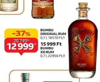 Auchan BUMBU ORIGINAL RUM 0,7 l ajánlat