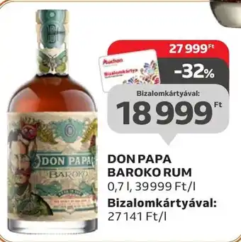 DON PAPA BAROKO RUM 0,7 l