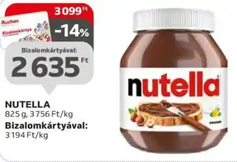 Auchan NUTELLA 825 g ajánlat