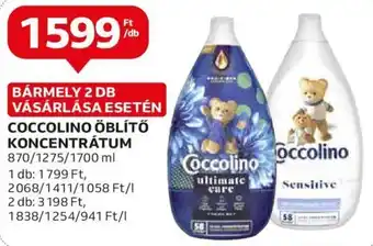 Auchan COCCOLINO ÖBLÍTŐ KONCENTRÁTUM 870 - 1700 ml ajánlat