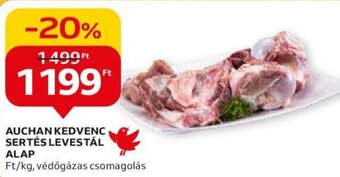 Auchan AUCHAN KEDVENC SERTÉS LEVESTÁL ALAP 1 kg ajánlat