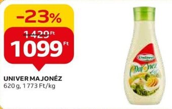 Auchan UNIVER MAJONÉZ 620 g ajánlat