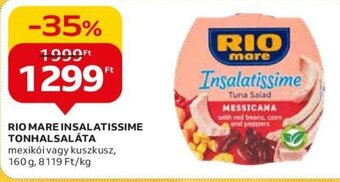 Auchan RIO MARE INSALATISSIME TONHALSALÁTA 160 g ajánlat