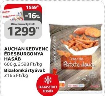 Auchan AUCHAN ÉDESBURGONYA HASÁB 600 g ajánlat