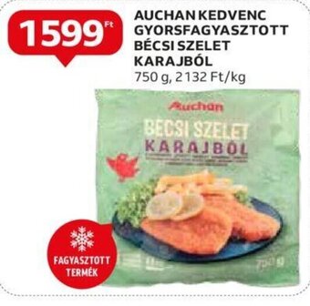 Auchan AUCHAN BÉCSI SZELET KARAJBÓL 750 g ajánlat