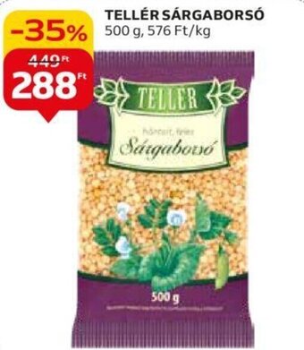 Auchan TELLÉR SÁRGABORSÓ, 500g ajánlat