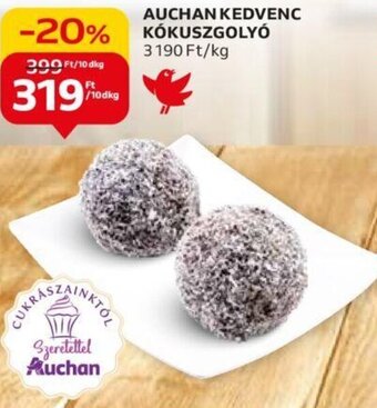 Auchan AUCHAN KEDVENC KÓKUSZGOLYÓ, 10dkg ajánlat