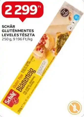 Auchan SCHÄR GLUTÉNMENTES LEVELES TÉSZTA 250 g ajánlat
