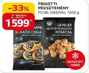 Auchan FRIGOTTI PÉKSÜTEMÉNY 1000 g ajánlat