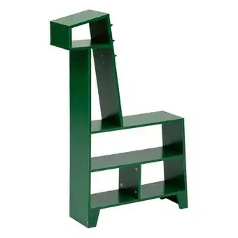 Dinó alakú könyvespolc, méregzöld - girafe - butopêa