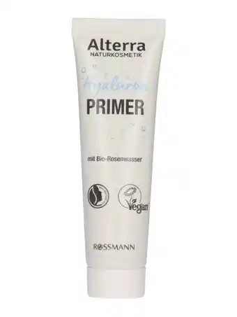 Rossmann Alterra hyaluron primer bio-rózsavízzel és hialuronsavva - 1 db ajánlat