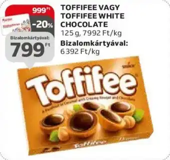 Auchan TOFFIFEE VAGY TOFFIFEE WHITE CHOCOLATE 125g ajánlat
