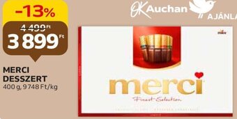 Auchan MERCI DESSZERT 400 g ajánlat